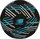 Sunflex Fussball Action Pro Neopren (Große 5) - langlebig, leicht, weich, leise - schwarz/blau - 1 Ball