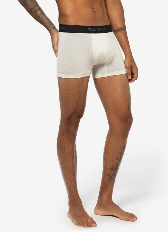super natural Boxershort Tundra 175 - Merinowolle - Unterwäsche weiss Herren - 1 Stück