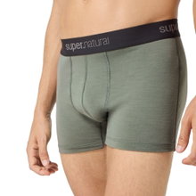 super natural Boxershort Tundra 175 - Merinowolle - Unterwäsche eucalyptusgrün Herren - 1 Stück