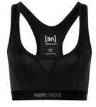 super natural Funktionsunterwäsche Sport-Bra Tundra 220 Semplice (angenehmer Tragekomfort) schwarz Damen