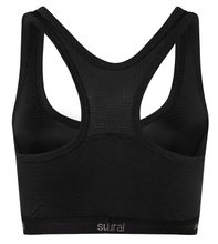 super natural Functional Underwear Sport Bra Tundra 220 Semplice (comfortable fit) black Women