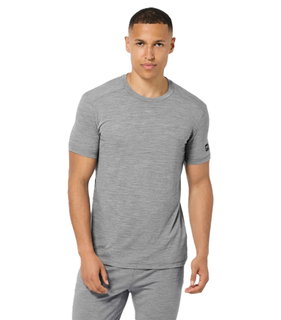 super natural Freizeit-Tshirt Essential (Merino-Mix) grau melange Herren