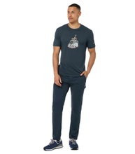 super natural leisure T-shirt Carski Tee (Merino mix) dark blue men's
