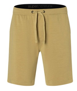 super natural Freizeithose Solution Shorts (Merino-Mix) kurz beige Herren