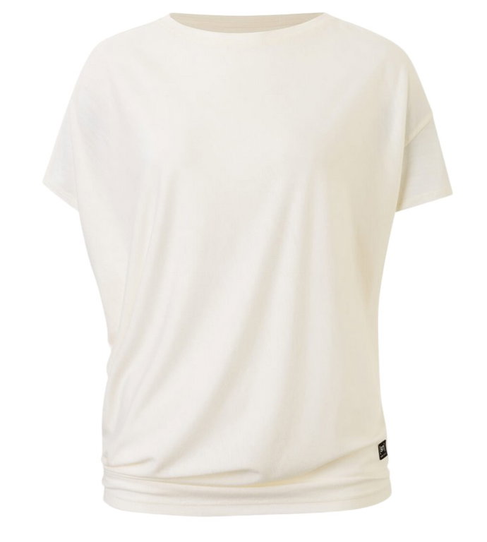 super natural sports/leisure shirt yoga loose organic tee white ladies