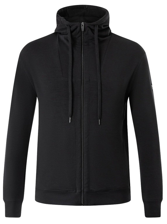 super natural Kapuzenjacke Everyday Hoodie (Merino-Mix) schwarz Herren
