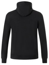 super natural Bluza z kapturem Everyday Hoodie (Mieszanka Merino) czarna Mężczyźni