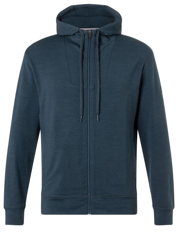 super natural Kapuzenjacke Everyday Hoodie (Merino-Mix) dunkelblau Herren
