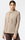 super natural Hooded Funnel Hoodie (Merino Wool) beige Ladies