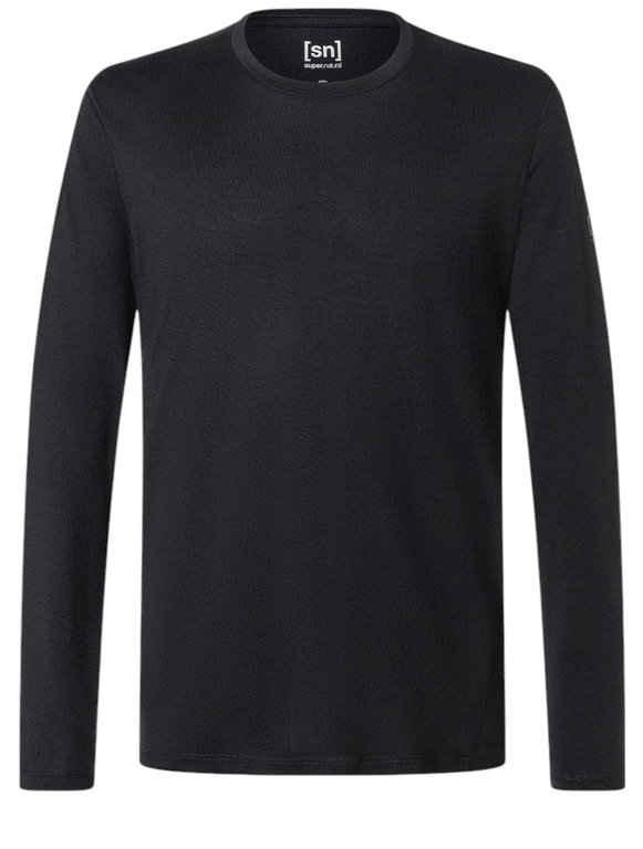 super natural underwear long-sleeve shirt Arctic 230 (merino wool, maximum warmth performance) black men's