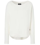 super natural Langarmshirt Everyday Crew (Merino-Mix) weiss Damen