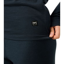 super natural Yoga Long Sleeve Shirt Loose (high wearing comfort) dark blue ladies