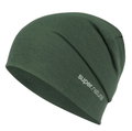 super natural Mütze Everyday Beanie (Merino-Mix) dunkelgrün - 1 Stück