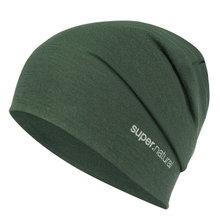 super natural Mütze Everyday Beanie (Merino-Mix) dunkelgrün - 1 Stück