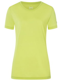 super natural Sport-/Freizeitshirt The Essential Tee limegrün Damen