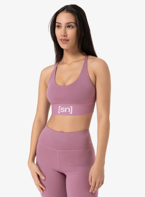 super natural Funktionsunterwäsche Sport-Bra Super Top (angenehmer Tragekomfort) orchidpink Damen