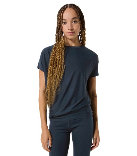 super natural Sport-/Freizeitshirt Yoga Loose Bio Tee Blueberry blau Damen