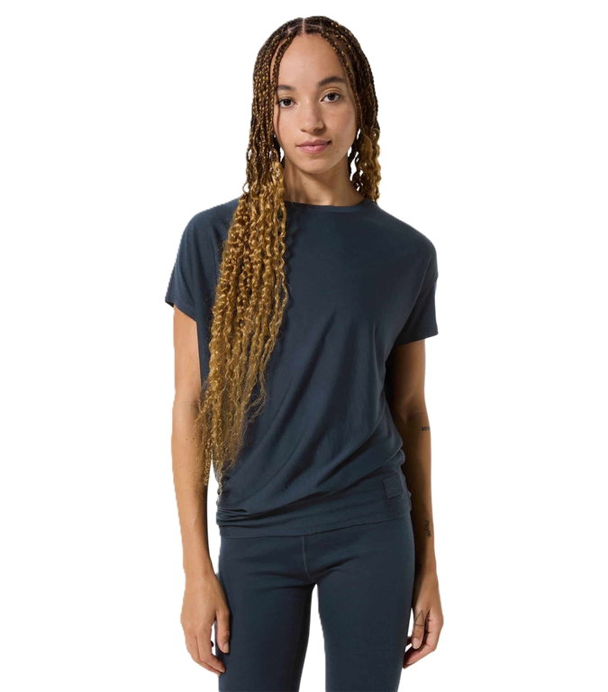 super natural Sport-/Freizeitshirt Yoga Loose Bio Tee Blueberry blau Damen