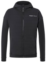 super natural Funkcyjna kurtka ocieplana Warm Up Aloof (wełna merino) czarna męska