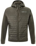 super natural Funktions-Steppjacke Warm Up Aloof Jacket (Merinowolle) braun/grün Herren