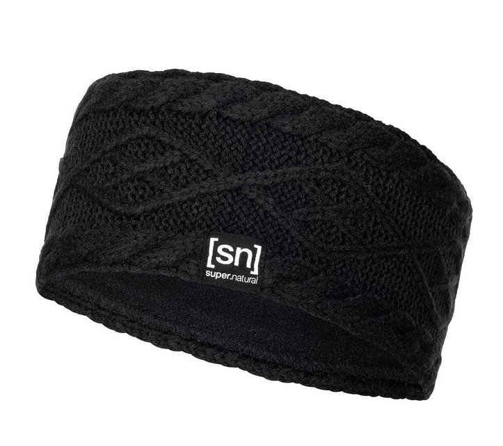 super natural headband knit (comfortable wearing experience) black Ladies - 1 piece