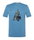 super natural leisure T-shirt Carsurf Tee (Merino mix) blue men's