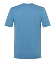 super natural Freizeit-Tshirt Carsurf Tee (Merino-Mix) blau Herren