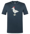 super natural Freizeit-Tshirt Johnny Tee (Merino-Mix) dunkelblau Herren
