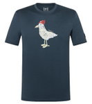 super natural Freizeit-Tshirt Johnny Tee (Merino-Mix) dunkelblau Herren
