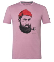 super natural Wander-/Freizeit Tshirt Sailor Tee (Merino-Mix) orchidpink Herren