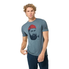 super natural Wander-/Freizeit Tshirt Sailor Tee (Merino-Mix) stormblau/dunkelblau Herren