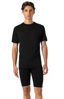 super natural Funktionsunterwäsche Tshirt Sierra140 Tee (Merino-Mix, Feuchtigkeitstransport) schwarz Herren