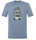 super natural Freizeit-Tshirt Surf Trip Tee - stonegrau/blau Herren