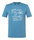 super natural leisure T-shirt Wood Cote D'Azur Tee (Merino mix) light blue men's