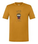 super natural leisure T-shirt Wood Crafti Tee (Merino mix) yellow men's
