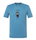 super natural Freizeit-Tshirt Wood Crafti Tee (Merino-Mix) blau Herren