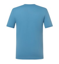 super natural leisure T-shirt Wood Crafti Tee (Merino mix) blue men's