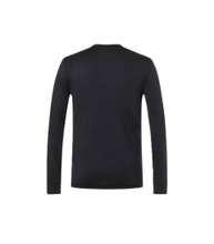 super natural Unterwäsche Langarmshirt Bio Base (Merino-Mix) schwarz Herren