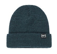 super natural zimowa czapka beanie City (wełna merino, idealna termoregulacja) niebieska - 1 sztuka