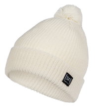 super natural winter hat pom beanie with pom pom white ladies - 1 piece