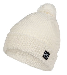super natural zimowa czapka Pom Beanie z pomponem biała damska - 1 sztuka
