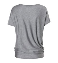 super natural sports/leisure shirt yoga loose organic tee blueberry grey ladies