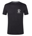 super natural Freizeit-Tshirt Gravel Tee (Merino-Mix) schwarz Herren