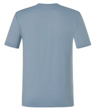 super natural Sport/Recreation Shirt Octopussy Tee (Merino Mix, Comfortable Fit) Stone Grey/Blue Men's
