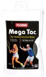 Tourna Overgrip Mega Tac (extreme Griffigkeit, haltbar, breit) schwarz 10er