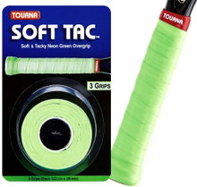 Tourna Overgrip Soft Tac neon zielony 3 szt.