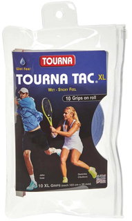 Tourna Overgrip Tac XL 0,55 mm niebieski 10 sztuk w rolce