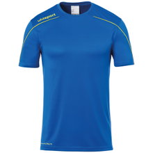 uhlsport Sport Jersey Stream 22 (100% Polyester) azure blue/lime yellow Men