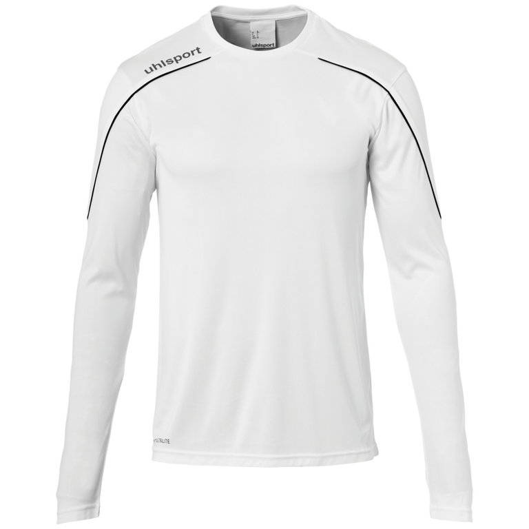 uhlsport Langarmshirt Stream 22 weiss/schwarz Herren