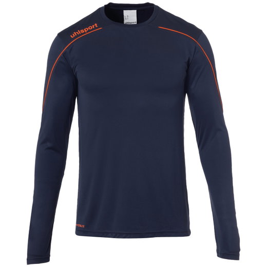 uhlsport Langarmshirt Stream 22 marineblau/rot Herren